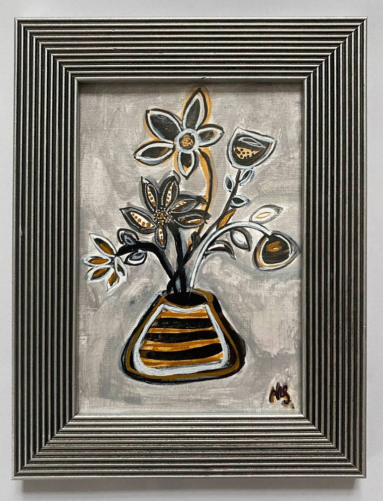 Original Contemporary Floral Painting by Mila Schöneberg