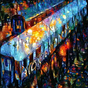 "Railway Wagon" - ArtWork photography with AI help. thumb
