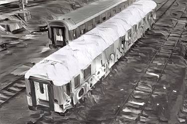 "Railway wagon" - Neural Style Transfer - Oil painting. thumb