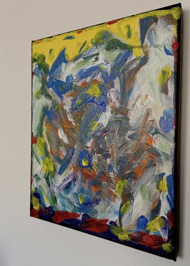 Original Abstract Expressionism Abstract Painting by Michael Dedecek