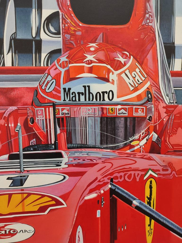 Original Realism Car Painting by Peda Radovanovic