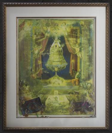 Original Fine Art Religious Mixed Media by Laurie Buman