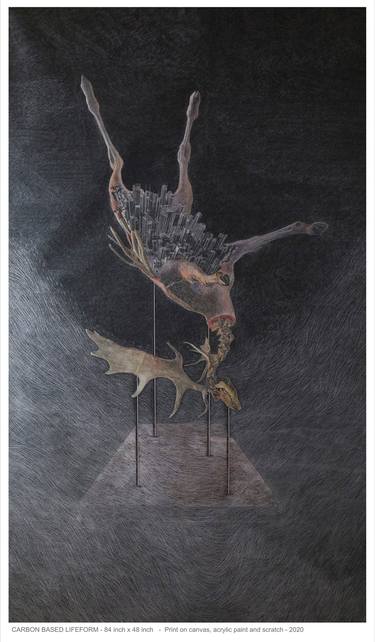 Print of Conceptual Animal Mixed Media by subrata ghosh