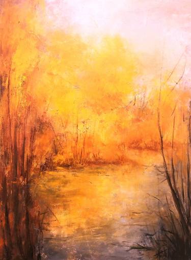 Original Fine Art Landscape Paintings by Anahid Minatsaghanian