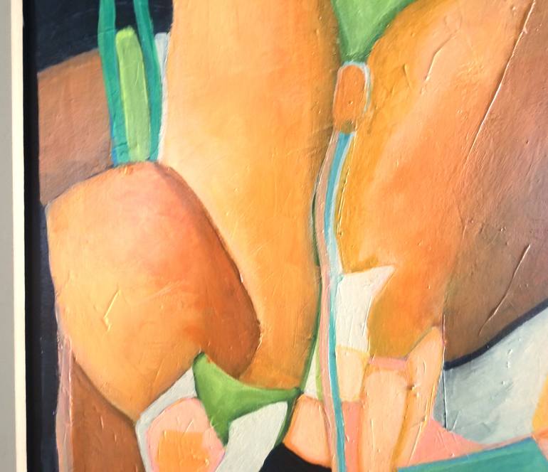 Original Abstract Expressionism Landscape Painting by Anahid Minatsaghanian