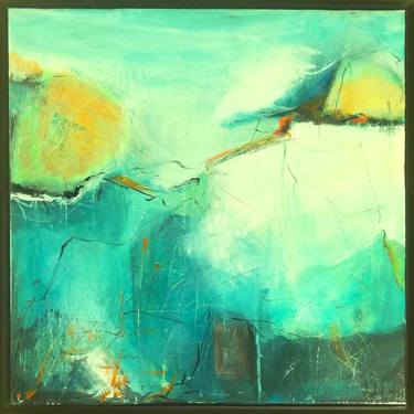 Original Abstract Expressionism Landscape Paintings by Anahid Minatsaghanian