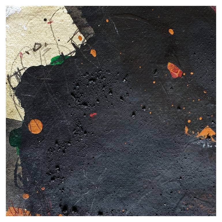 Original Abstract Expressionism Abstract Painting by Alaa Shasheet