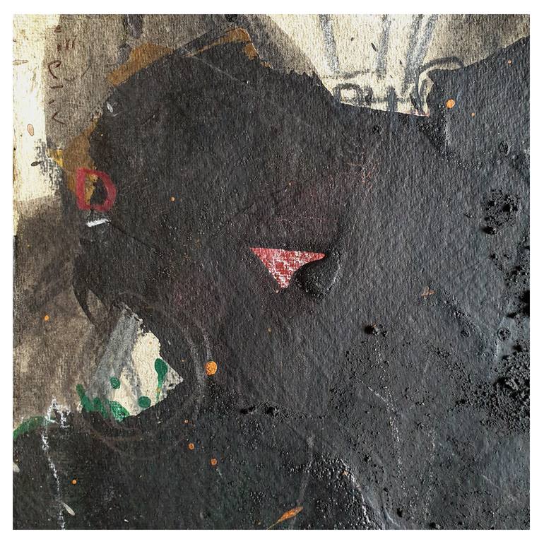 Original Abstract Expressionism Abstract Painting by Alaa Shasheet