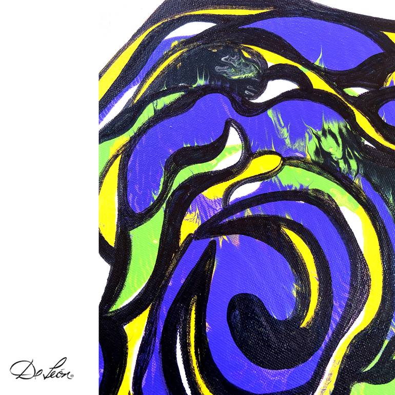 Original Contemporary Abstract Painting by Ivette Deleon
