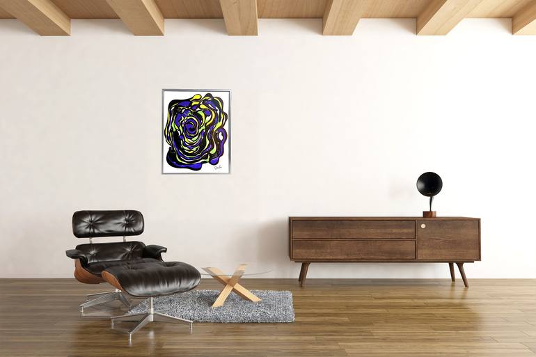 Original Contemporary Abstract Painting by Ivette Deleon