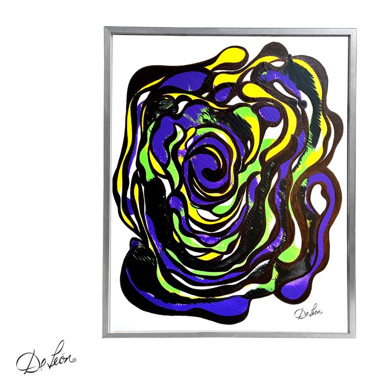 Original Contemporary Abstract Painting by Ivette Deleon
