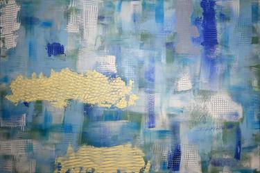 Original Abstract Mixed Media by Lucia Aguais
