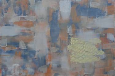 Original Abstract Mixed Media by Lucia Aguais