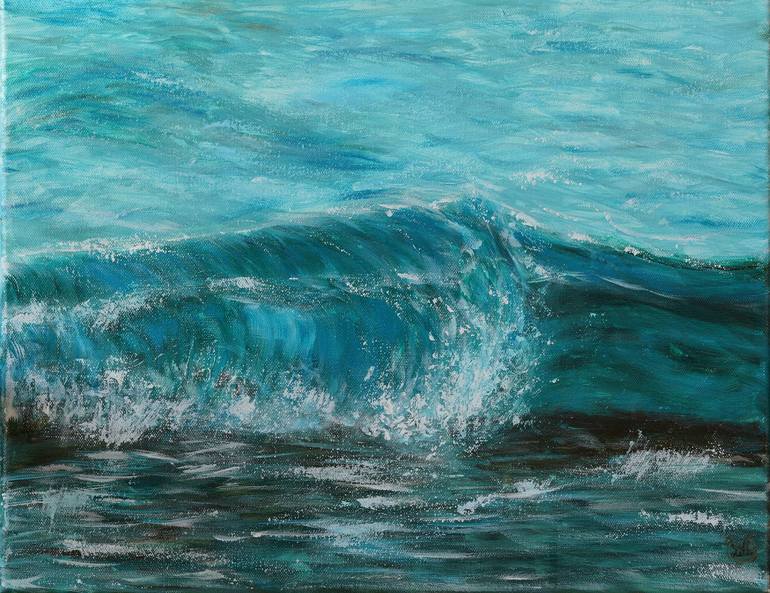 Original Seascape Painting by Lyre More