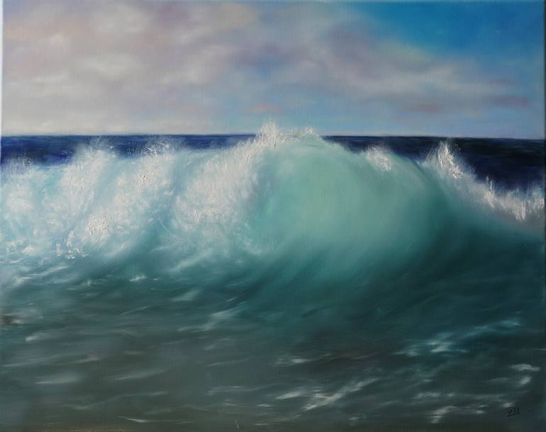 Original Realism Seascape Painting by Lyre More