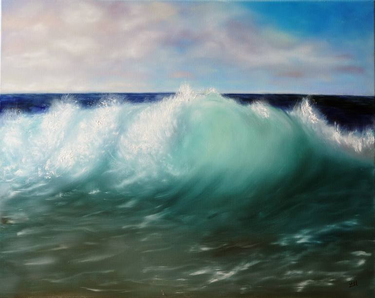 Original Realism Seascape Painting by Lyre More