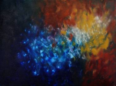 Original Abstract Outer Space Paintings by Lyre More