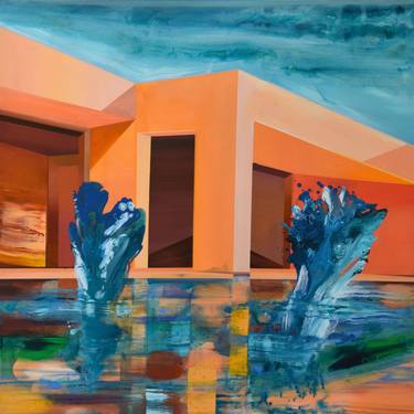 Original Contemporary Architecture Paintings by Lina Rincon