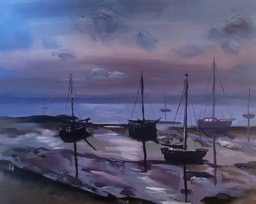 Print of Fine Art Boat Paintings by Mark Dingemanse