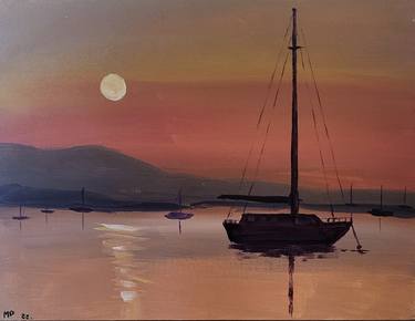 Print of Sailboat Paintings by Mark Dingemanse