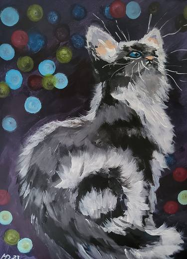 Print of Expressionism Cats Paintings by Mark Dingemanse