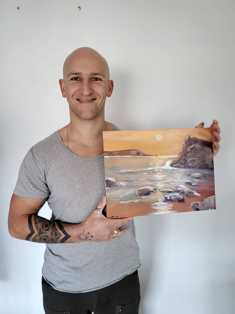 Original Seascape Painting by Mark Dingemanse