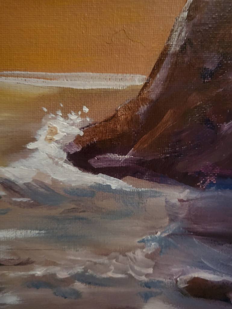 Original Expressionism Seascape Painting by Mark Dingemanse