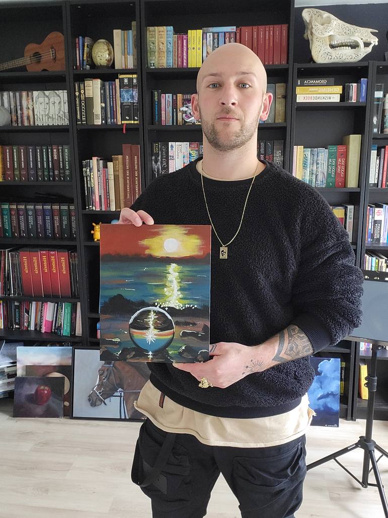 Original Abstract Expressionism Abstract Painting by Mark Dingemanse