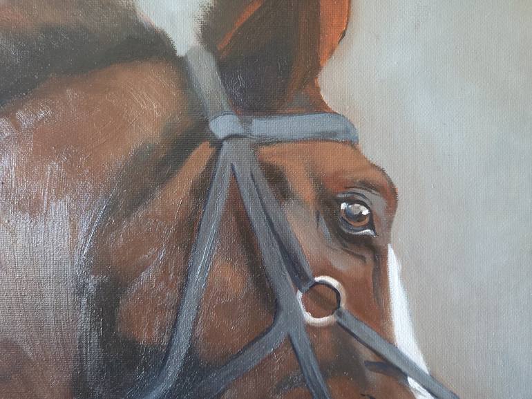 Original Realism Horse Painting by Mark Dingemanse