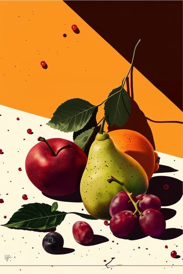 Original Abstract Still Life Digital by Mark Dingemanse