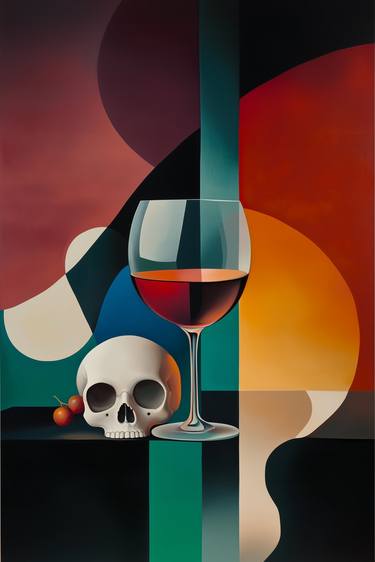 Original Abstract Still Life Digital by Mark Dingemanse
