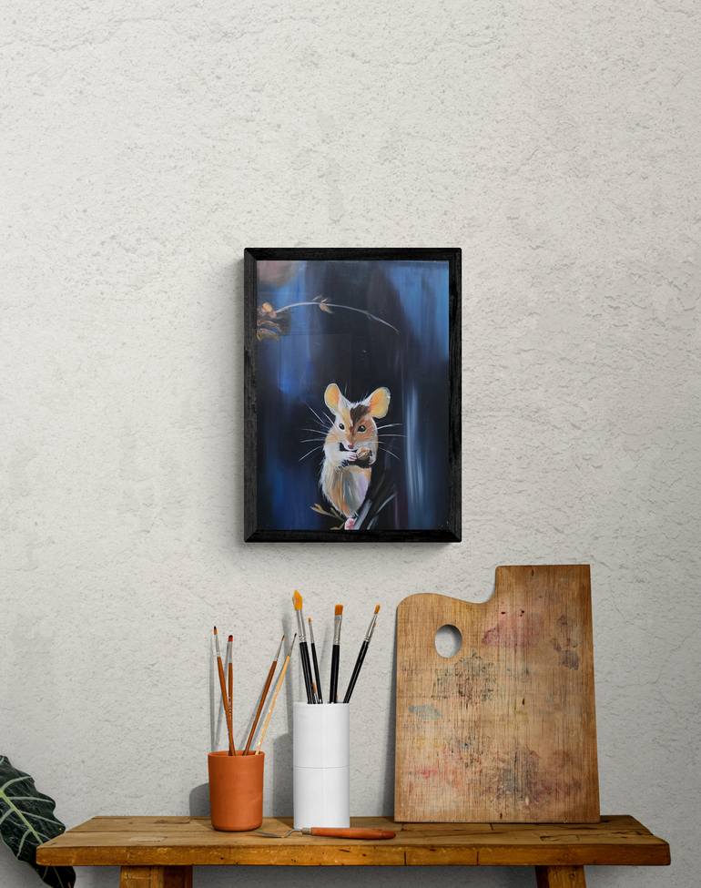 Original Portraiture Animal Painting by Mark Dingemanse