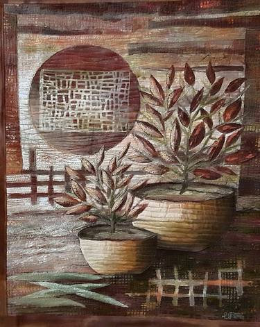 Textile wall art "Bonsai" thumb