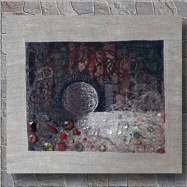 Textile wall art "Grandma's basket thumb