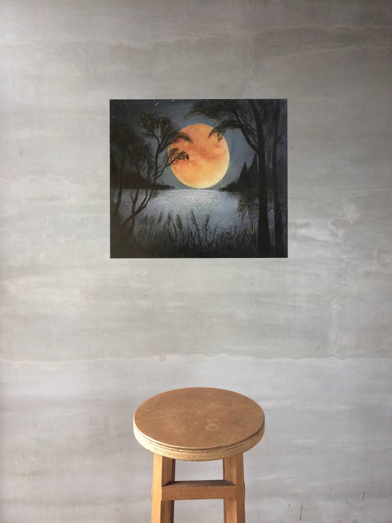 Original Expressionism Nature Painting by Art Dairy   By Asad