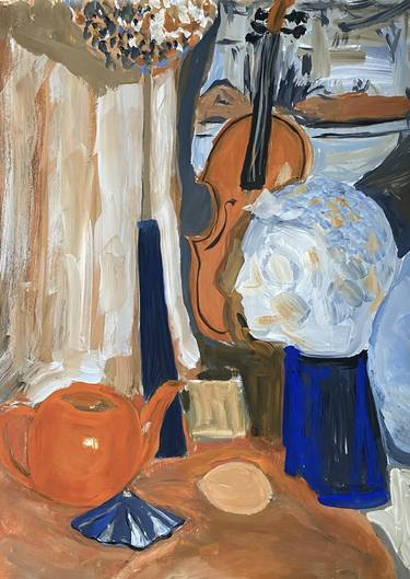 Print of Abstract Expressionism Still Life Paintings by Ayla Izmailova