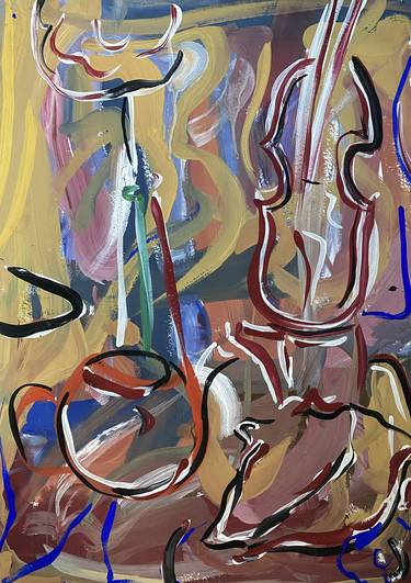 Print of Abstract Expressionism Still Life Paintings by Ayla Izmailova
