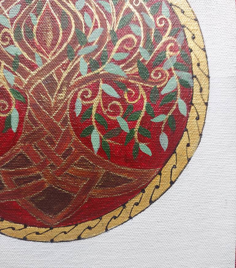 Original Symbolism Geometric Painting by Arwa Palitanawala