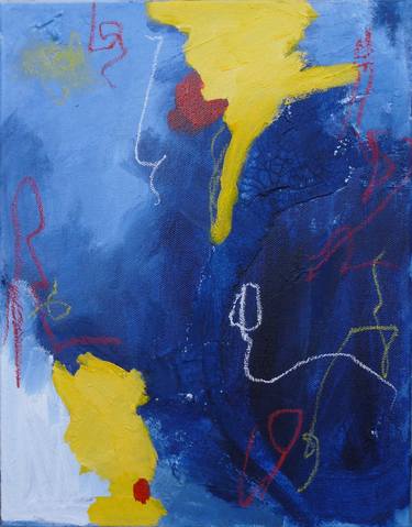 Original Abstract Paintings by Rhiannon Rosenbaum