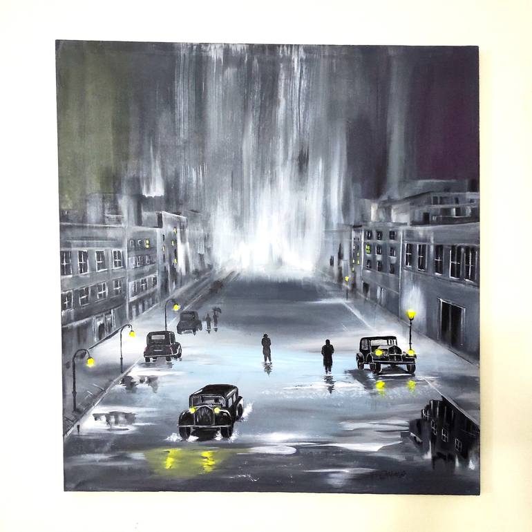 Original Impressionism Cities Painting by Omima Aboelnasr