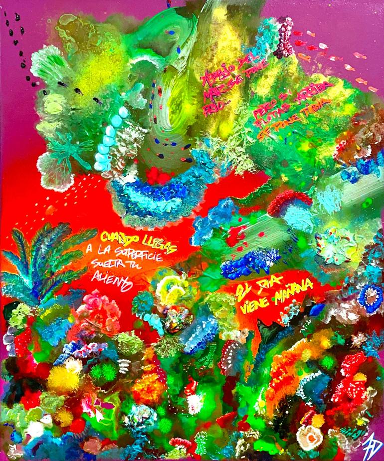 Original Contemporary Abstract Paintings by Fior De La Cruz