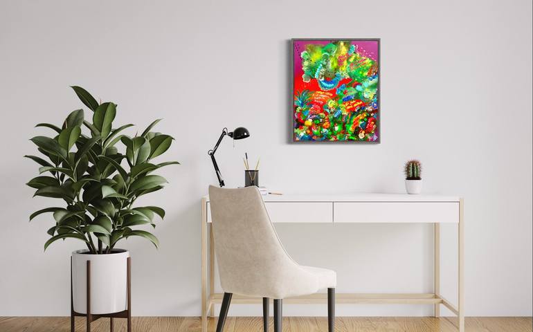 Original Contemporary Abstract Painting by Fior De La Cruz