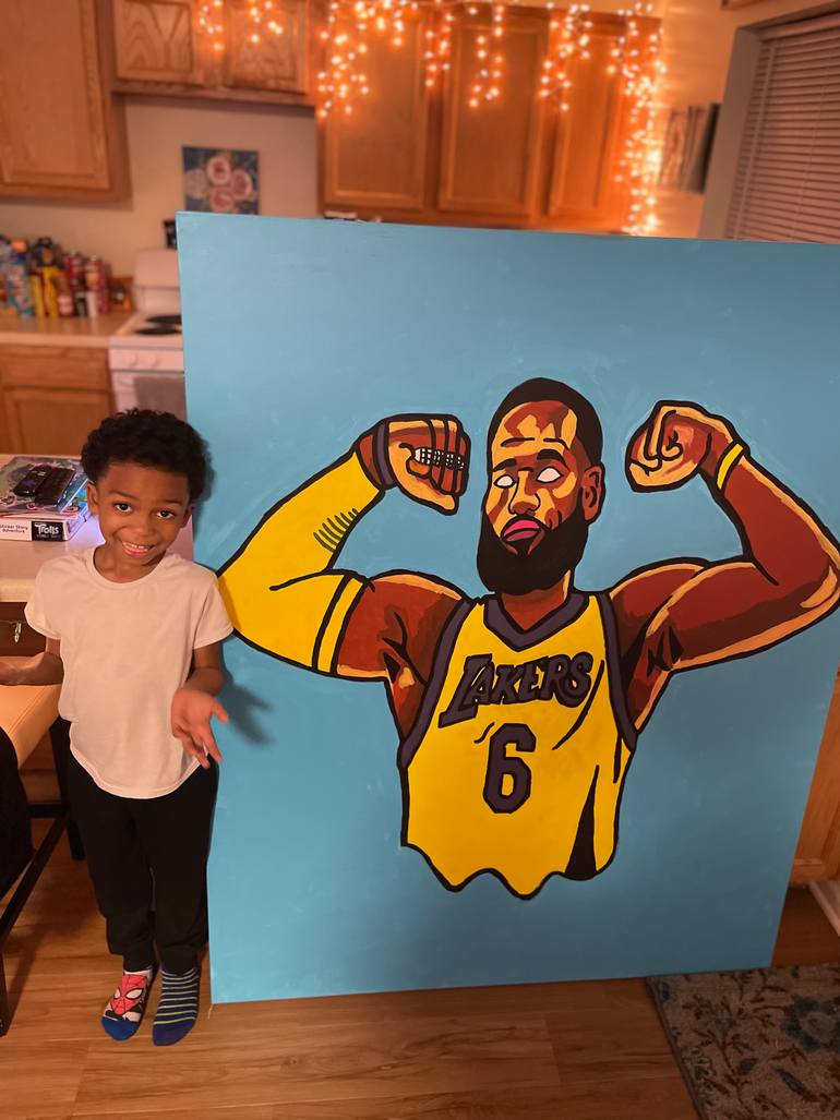Original Illustration Pop Culture/Celebrity Painting by Antwon Mcintosh
