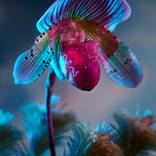 Astrobotany Tetryon Slipper Orchid by Franca Turrin
