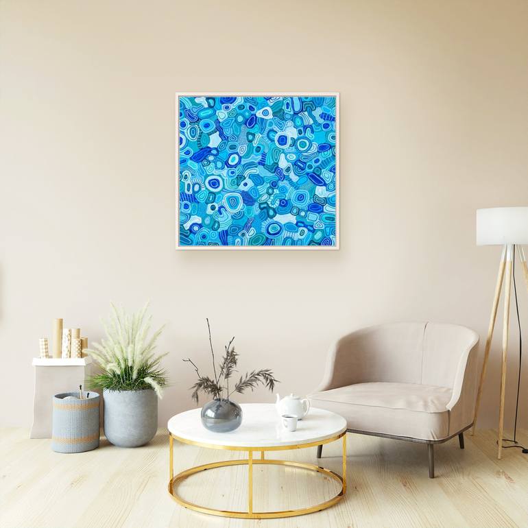 Original Abstract Expressionism Abstract Painting by Caro Bay