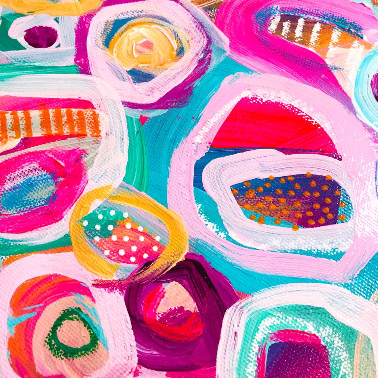 Original Abstract Expressionism Abstract Painting by Caro Bay