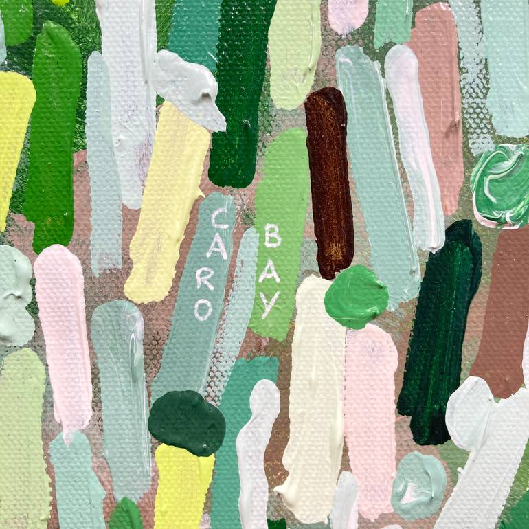 Original Abstract Expressionism Abstract Painting by Caro Bay