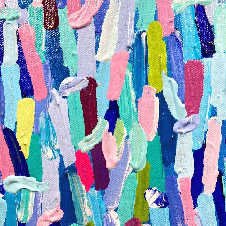 Original Abstract Expressionism Abstract Painting by Caro Bay