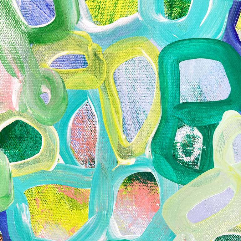 Original Abstract Expressionism Abstract Painting by Caro Bay
