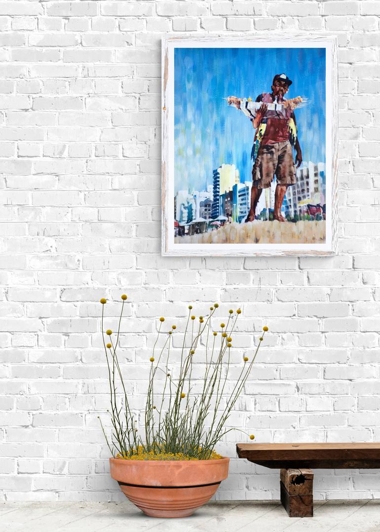 Original Impressionism People Painting by Laura Berry